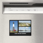 Tybee Island, Georgia Briefkaart Magneet (Insitu (Vaatwasser))