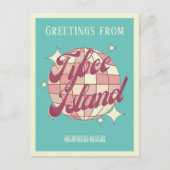 Tybee Island Georgia Chatham USA retro Briefkaart (Voorkant)