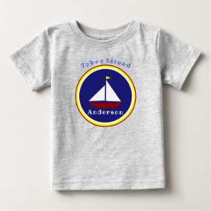 Tybee Island Georgia Cute Sailboat met naam