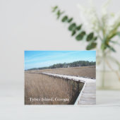 Tybee Island Georgia GA Briefkaart Foto (Staand voorkant)