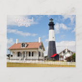 Tybee Island Georgia Lighthouse Briefkaart (Voorkant)