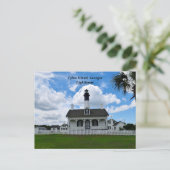 Tybee Island, Georgia Lighthouse Briefkaart (Staand voorkant)