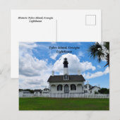 Tybee Island, Georgia Lighthouse Briefkaart (Voorkant / Achterkant)