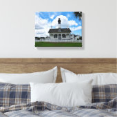 Tybee Island, Georgia Lighthouse Canvas Print (Insitu (Slaapkamer))