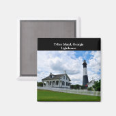 Tybee Island, Georgia Lighthouse Magneet (Voorkant / Achterkant)