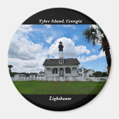 Tybee Island, Georgia Lighthouse Magnet (Voorkant)