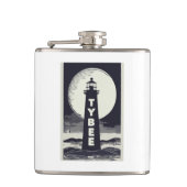 Tybee Island Georgia Lighthouse Moon Heupfles (Voorkant)