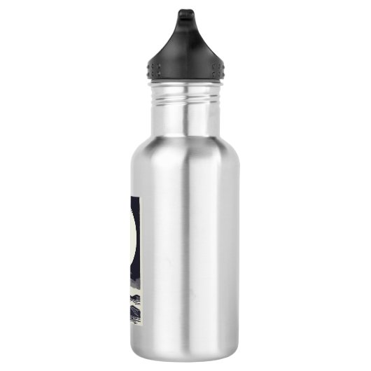 Tybee Island Georgia Lighthouse Moon Waterfles (Rechts)