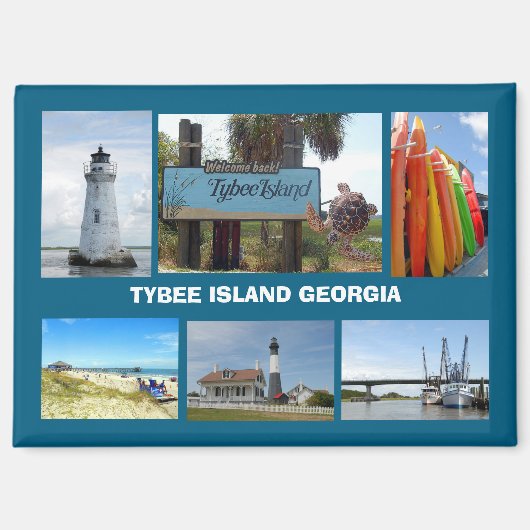 Tybee Island, Georgia Magneet (Voorkant)