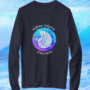 Tybee Island Georgia Ocean Seashell T-shirt
