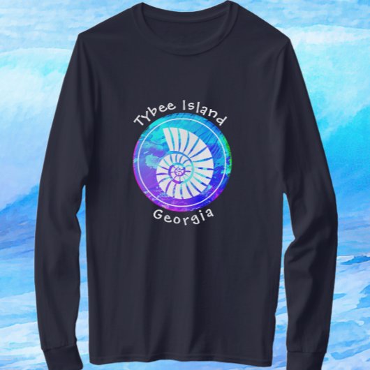 Tybee Island Georgia Ocean Seashell T-shirt