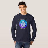 Tybee Island Georgia Ocean Seashell T-shirt (Voorkant volledig)