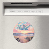 Tybee Island Georgia Sunrise Beach Savannah Magneet (Insitu (Vaatwasser))