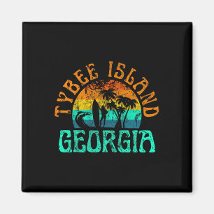 Tybee Island Georgia Surfen Strand Oceaan Golven S Magneet