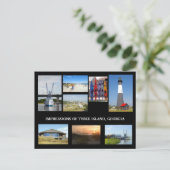 Tybee Island Georiga Briefkaart (Staand voorkant)