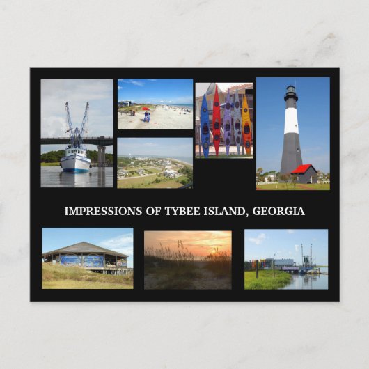Tybee Island Georiga Briefkaart (Voorkant)