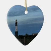 Tybee Island Light House Savannah, GA Keramisch Ornament (Rechts)