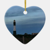 Tybee Island Light House Savannah, GA Keramisch Ornament (Voorkant)