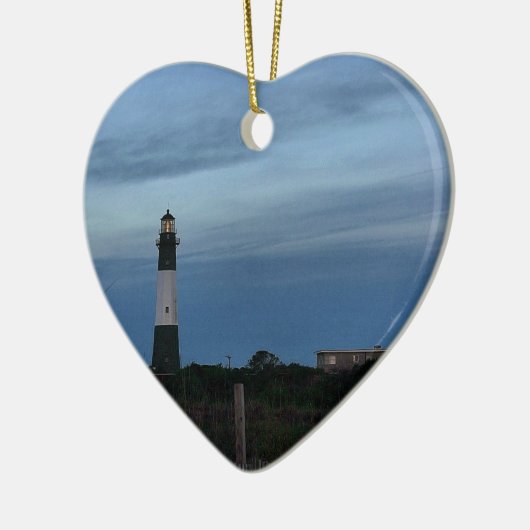 Tybee Island Light House Savannah, GA Keramisch Ornament (Links)