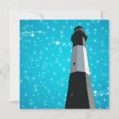 tybee island light station invitation kaart (Voorkant)
