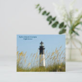 Tybee Island Lighthouse Briefkaart (Staand voorkant)