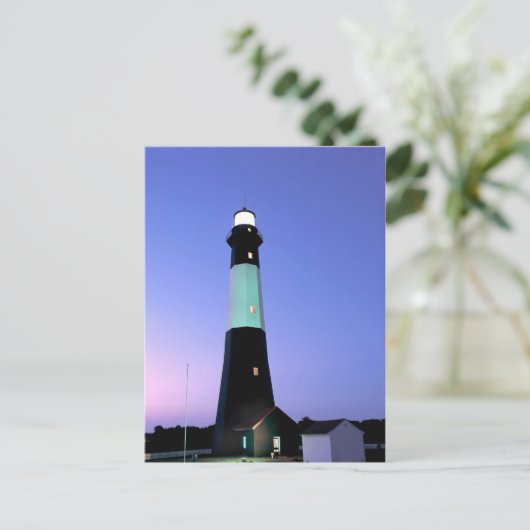 Tybee Island Lighthouse Briefkaart (Staand voorkant)