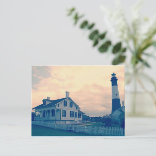 Tybee Island Lighthouse Briefkaart (Staand voorkant)