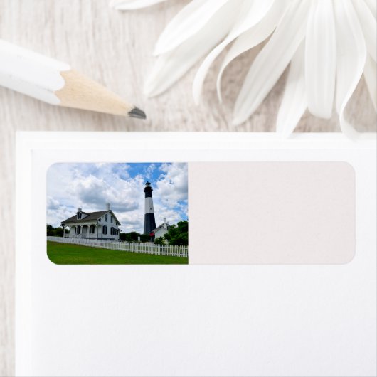 Tybee Island Lighthouse Etiket (Insitu)