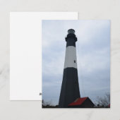 Tybee Island Lighthouse foto op een Feestdagenkaart (Voorkant / Achterkant)
