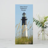 Tybee Island Lighthouse Kaart (Staand voorkant)