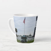 Tybee Island Lighthouse Latte Mok (Linkerhoek)