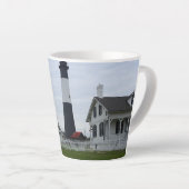 Tybee Island Lighthouse Latte Mok (Rechterhoek)
