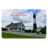 Tybee Island Lighthouse Magneet (Horizontaal)
