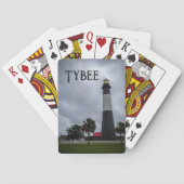 Tybee Island Lighthouse Pokerkaarten (Achterkant)