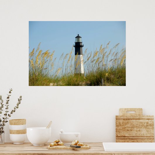 Tybee Island Lighthouse poster (Keuken)