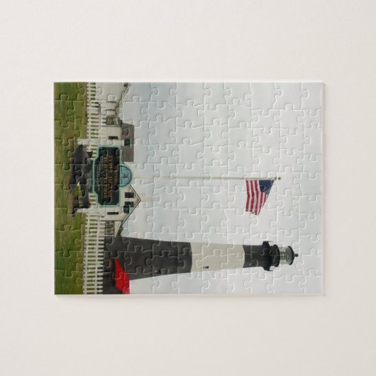 Tybee Island Lighthouse Station puzzel Legpuzzel (Horizontaal)