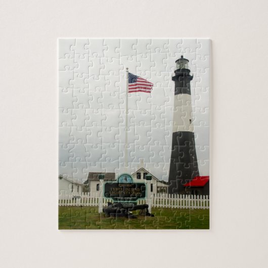 Tybee Island Lighthouse Station puzzel Legpuzzel (Verticaal)
