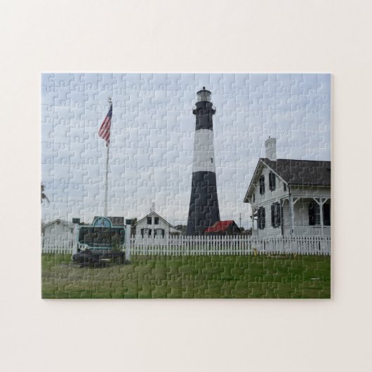 Tybee Island Lighthouse, Tybee Island Georgia Legpuzzel (Horizontaal)