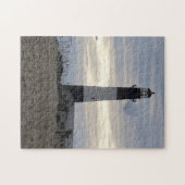 Tybee Island North Beach Zonsondergang op een stra Legpuzzel (Horizontaal)