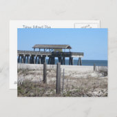 Tybee Island Pier Briefkaart (Voorkant / Achterkant)