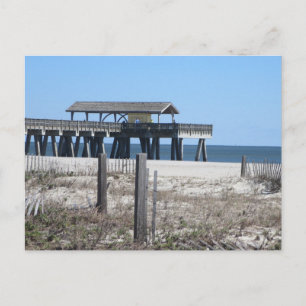 Tybee Island Pier Briefkaart