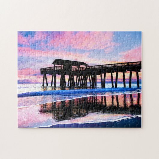 Tybee Island Pier - Georgia Coast Puzzle Legpuzzel (Horizontaal)