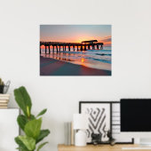 Tybee Island Sunrise Poster (Thuiskantoor)