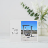 Tybee Island Swing Briefkaart (Staand voorkant)