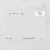 Tybee Island Swing Briefkaart (Achterkant)