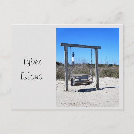 Tybee Island Swing Briefkaart (Voorkant)