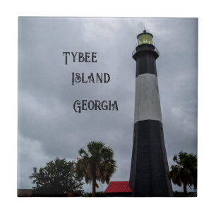 Tybee Island Vuurtoren Georgië Tegeltje