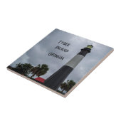 Tybee Island Vuurtoren Georgië Tegeltje (Zijkant)