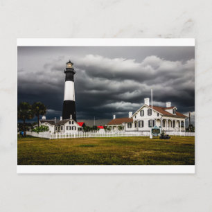 Tybee Island Vuurtoren Savannah Georgia Ocean Eve Briefkaart