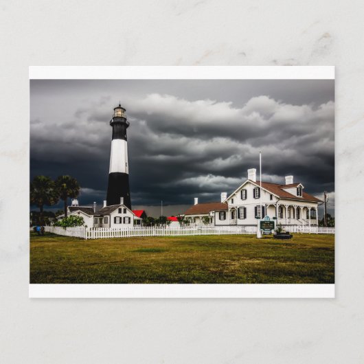 Tybee Island Vuurtoren Savannah Georgia Ocean Eve Briefkaart (Voorkant)